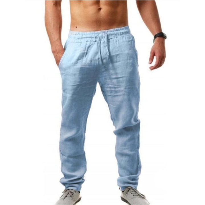 Solid Color Linen Pants - www.SharpDuds.com