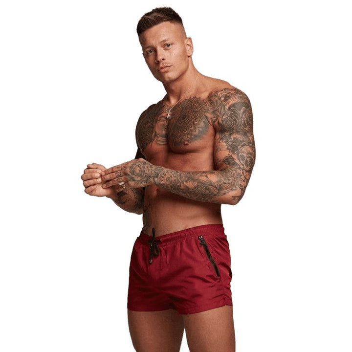 Solid Color Swim Shorts - www.SharpDuds.com