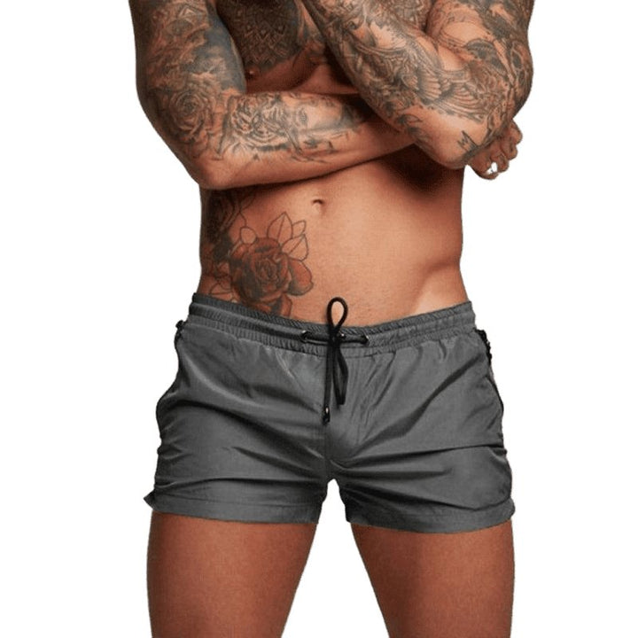 Solid Color Swim Shorts - www.SharpDuds.com