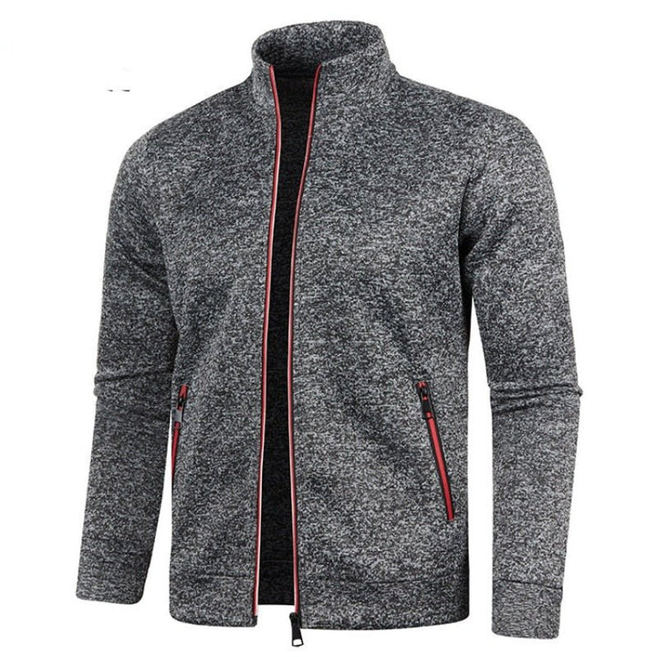 Stand Collar Zipper Sweatshirts For Men - www.SharpDuds.com