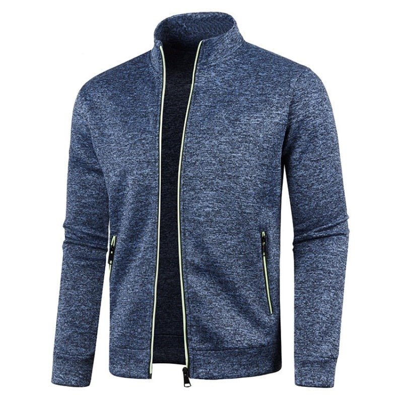 Stand Collar Zipper Sweatshirts For Men - www.SharpDuds.com