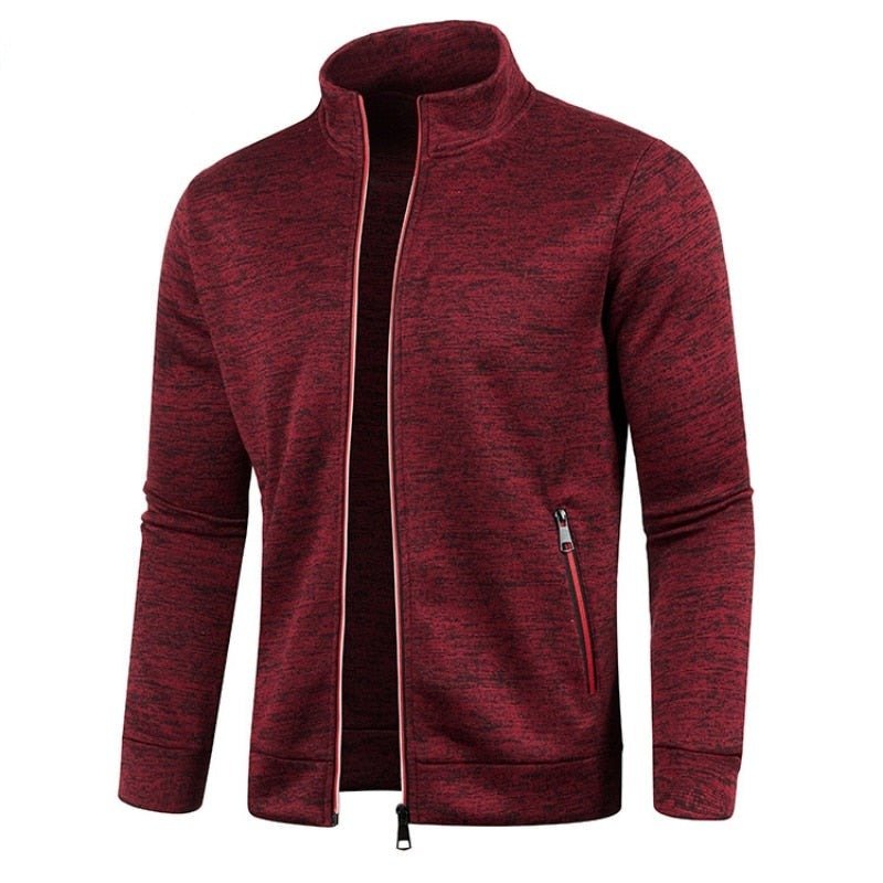 Stand Collar Zipper Sweatshirts For Men - www.SharpDuds.com