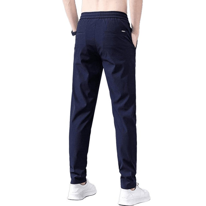 Straight Loose Elastic Non-Iron Casual Cargo Pants - www.SharpDuds.com