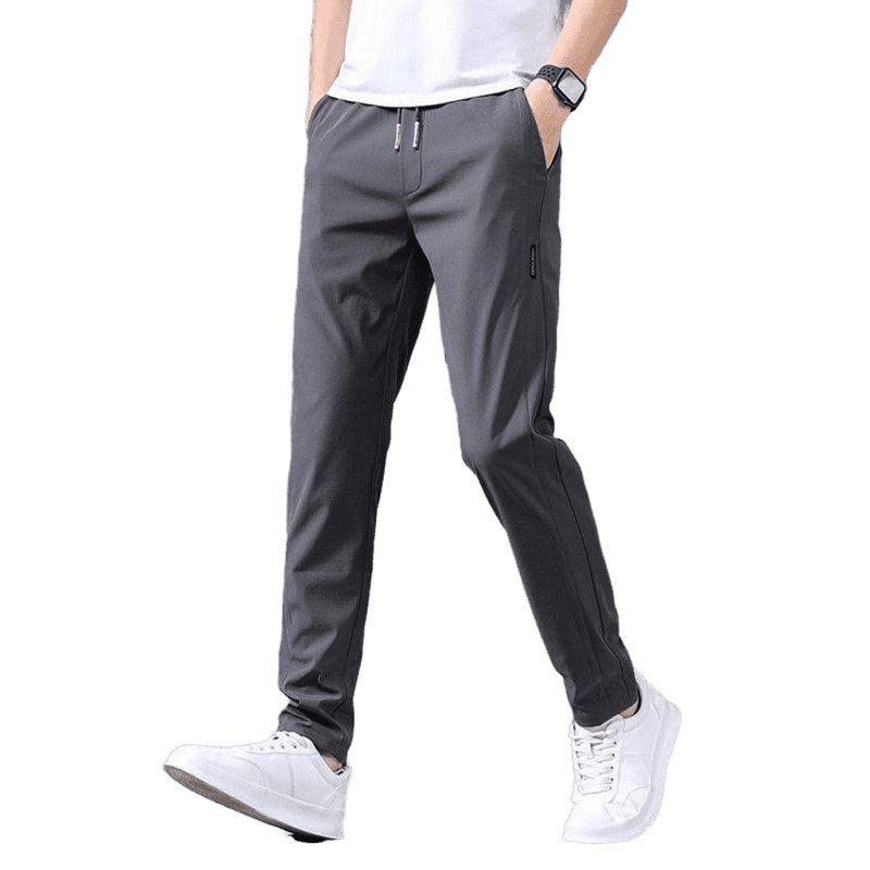 Straight Loose Elastic Non-Iron Casual Cargo Pants - www.SharpDuds.com