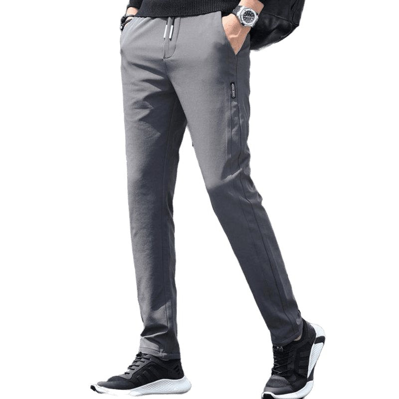 Straight Loose Elastic Non-Iron Casual Cargo Pants - www.SharpDuds.com