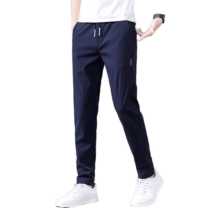 Straight Loose Elastic Non-Iron Casual Cargo Pants - www.SharpDuds.com