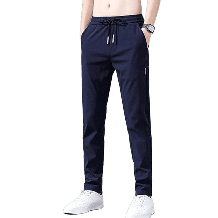 Straight Loose Elastic Non-Iron Casual Cargo Pants - www.SharpDuds.com