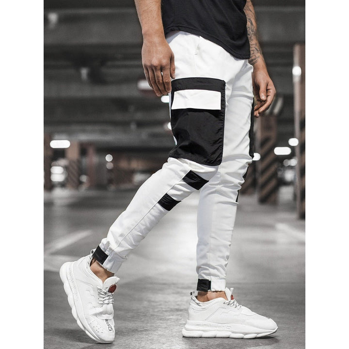 Straight Mid-Waist Casual Pants With Small Feet - www.SharpDuds.com