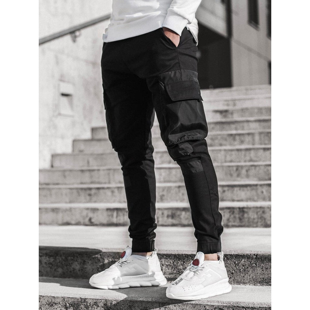 Straight Mid-Waist Casual Pants With Small Feet - www.SharpDuds.com