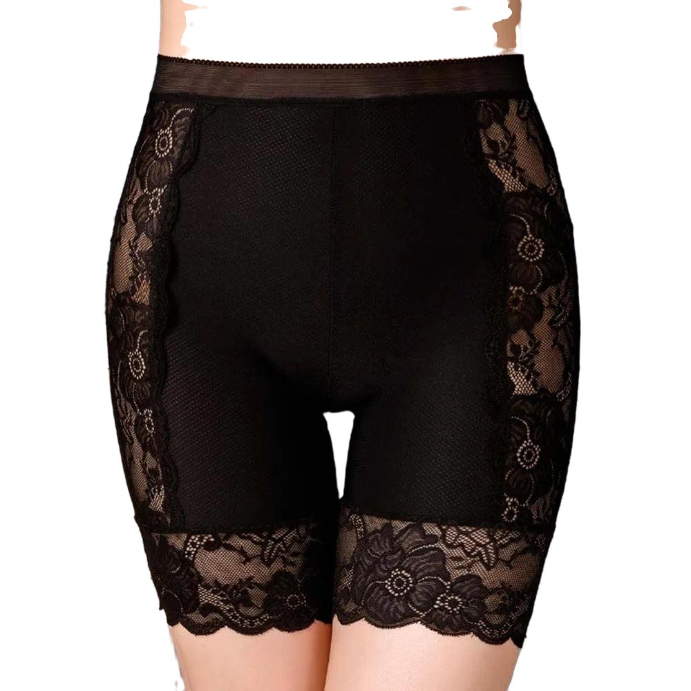 Stretch High Waist Lace Safety Short Pants - www.SharpDuds.com