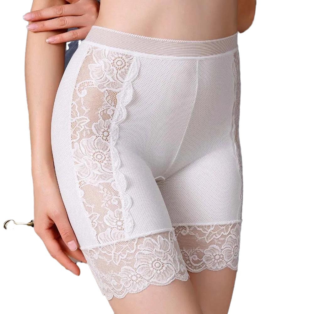 Stretch High Waist Lace Safety Short Pants - www.SharpDuds.com