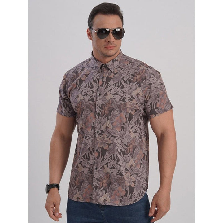 Stretchy Floral Shirt - SharpDuds