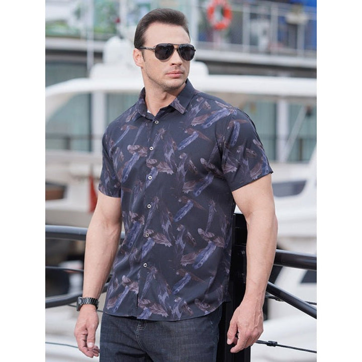 Stretchy Floral Shirt - SharpDuds