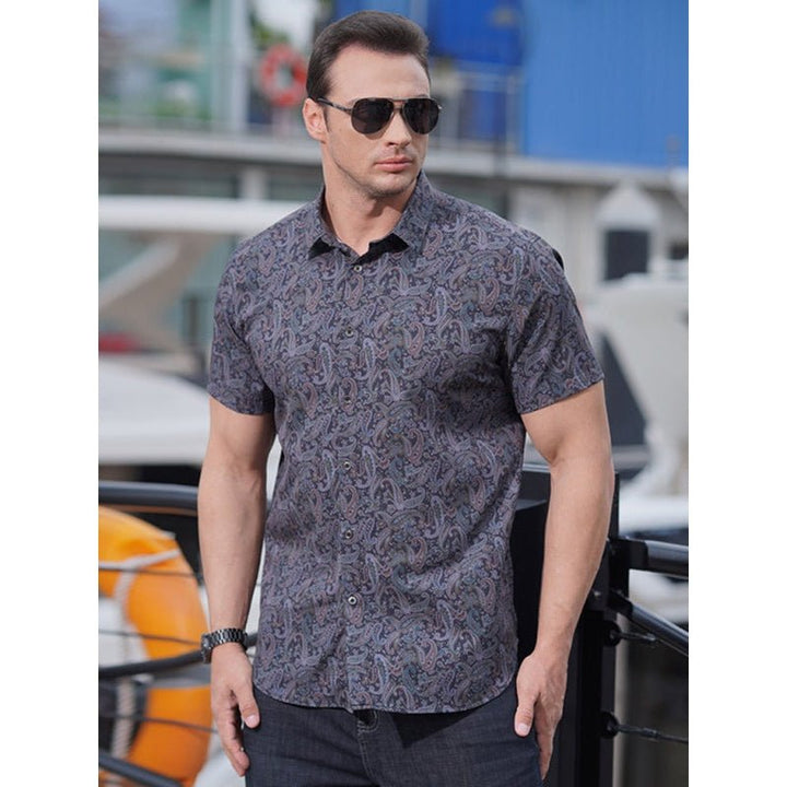 Stretchy Floral Shirt - SharpDuds