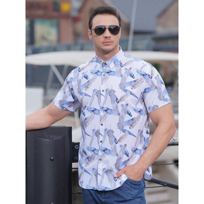 Stretchy Floral Shirt - SharpDuds