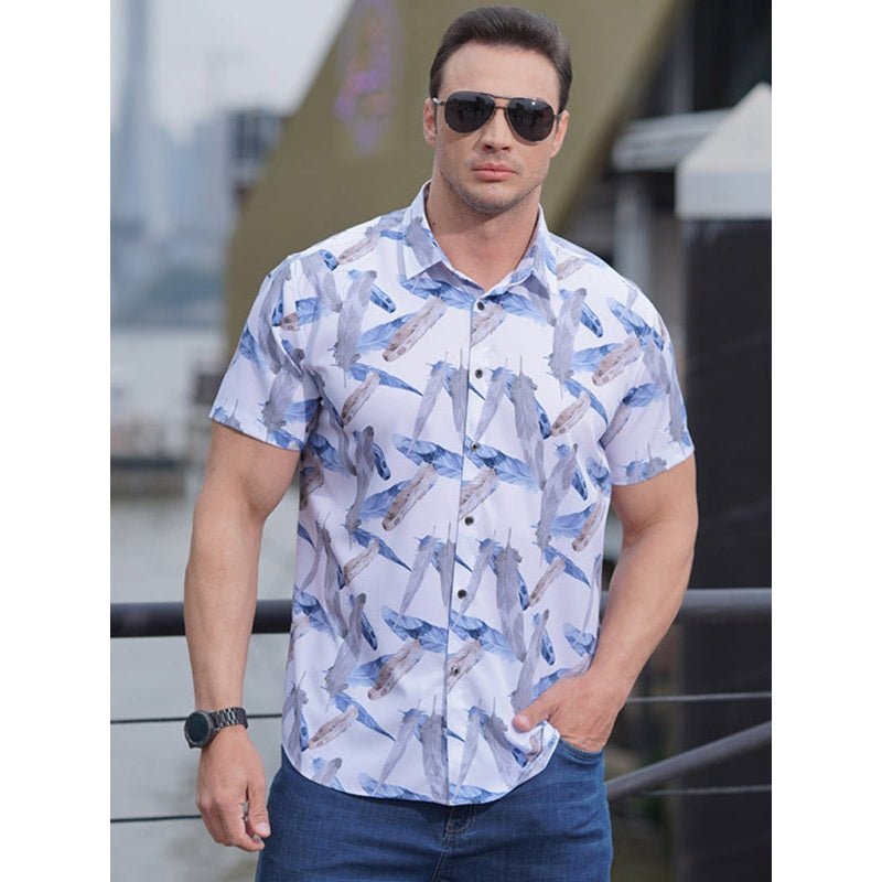 Stretchy Floral Shirt - SharpDuds