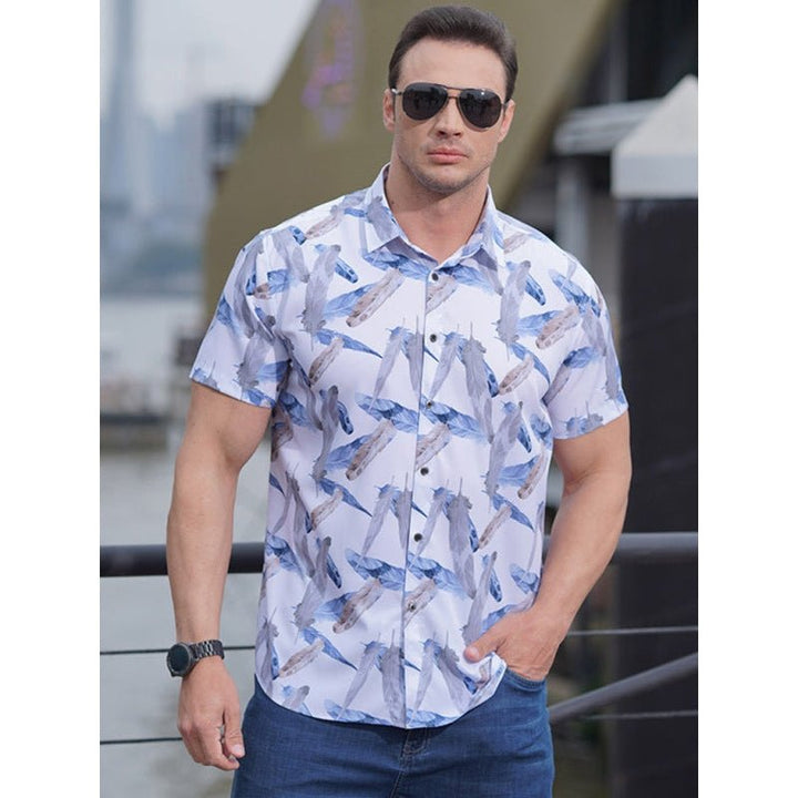 Stretchy Floral Shirt - SharpDuds