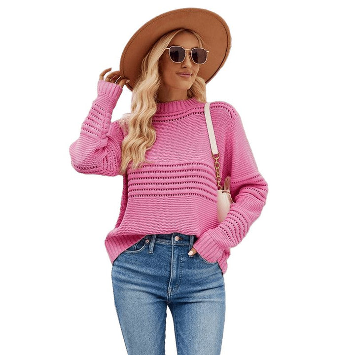 Striped Knitwear Fashion Pullover Sweater - www.SharpDuds.com