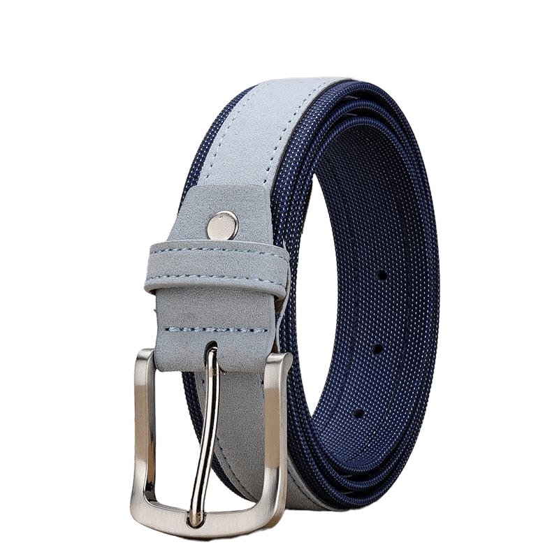 Suede Leather Belt with Luxury Pin Buckle - www.SharpDuds.com