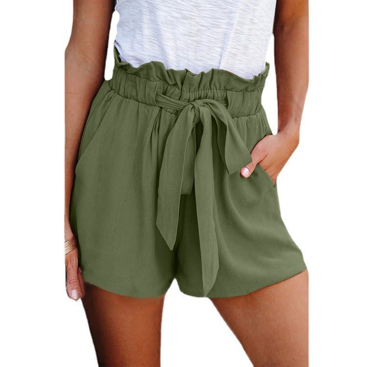 Summer Casual Loose High Waist Shorts - www.SharpDuds.com