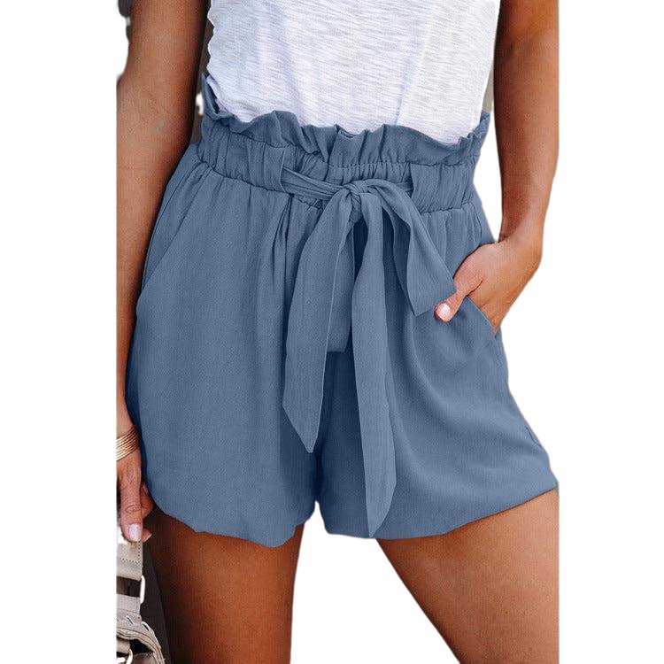 Summer Casual Loose High Waist Shorts - www.SharpDuds.com