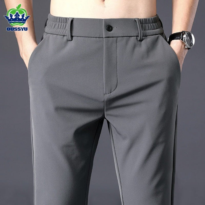 Summer Men's Slim Stretch Business Pants - www.SharpDuds.com