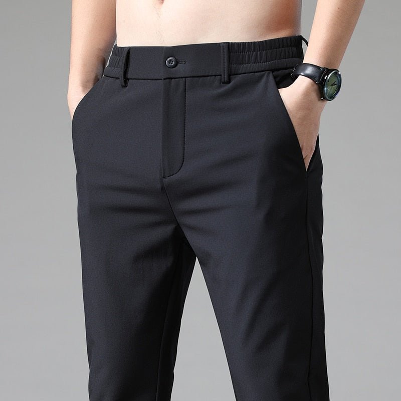 Summer Men's Slim Stretch Business Pants - www.SharpDuds.com