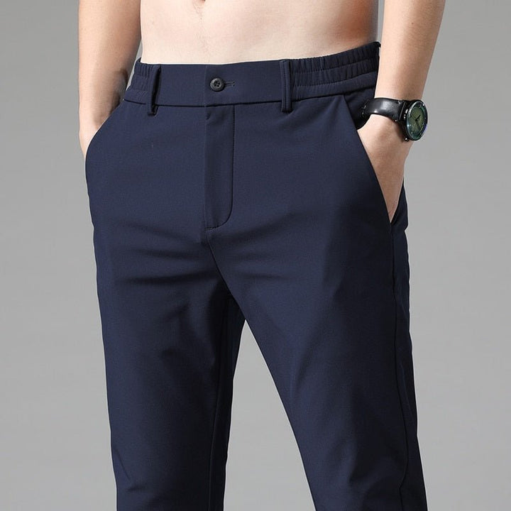 Summer Men's Slim Stretch Business Pants - www.SharpDuds.com