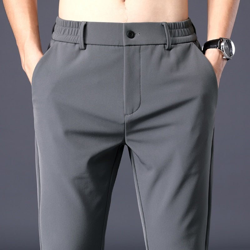 Summer Men's Slim Stretch Business Pants - www.SharpDuds.com