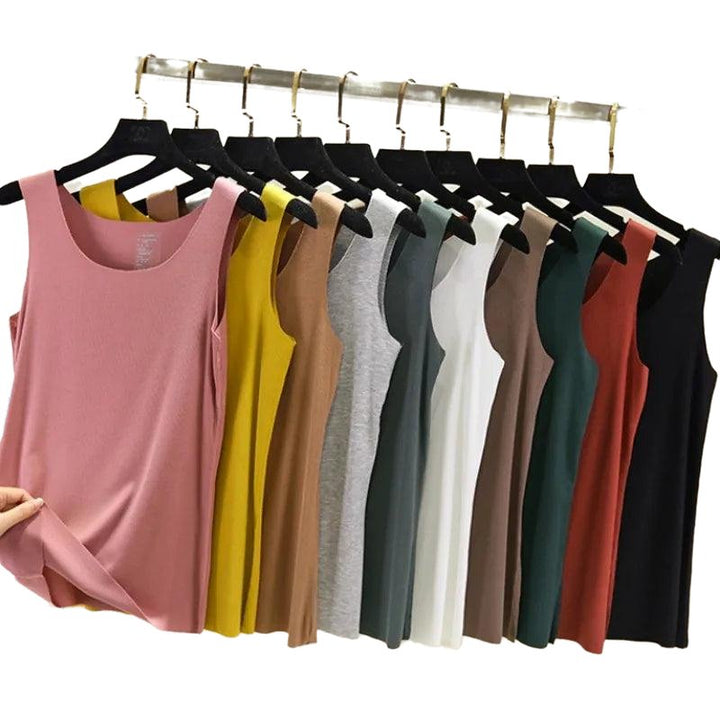 Summer Women Seamless O-Neck Tank Tops - www.SharpDuds.com