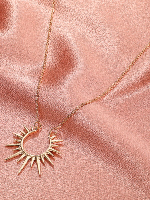 Sunflower Pendant Necklace - www.SharpDuds.com