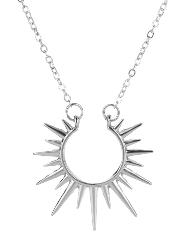 Sunflower Pendant Necklace - www.SharpDuds.com