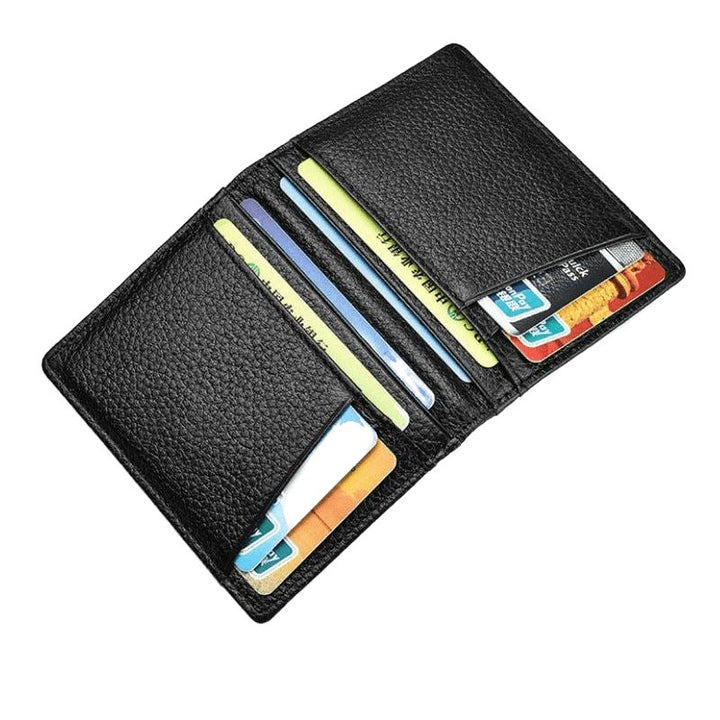 Super Soft Slim Genuine Leather Mini Wallet - www.SharpDuds.com