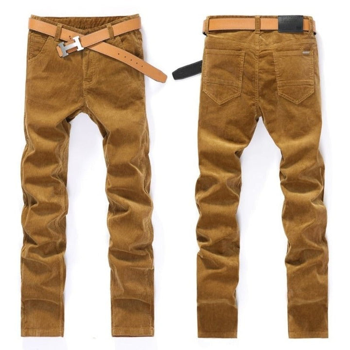 Thick Corduroy Stretch Casual Pants For Men - www.SharpDuds.com