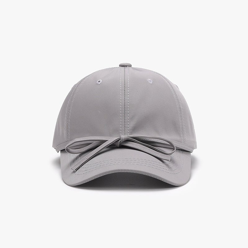 Tied Bow Cotton Baseball Cap - SharpDuds