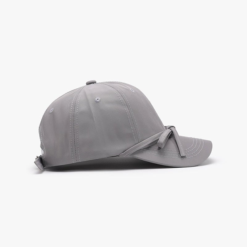 Tied Bow Cotton Baseball Cap - SharpDuds