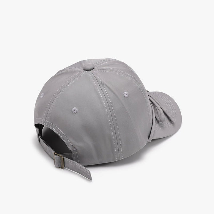 Tied Bow Cotton Baseball Cap - SharpDuds