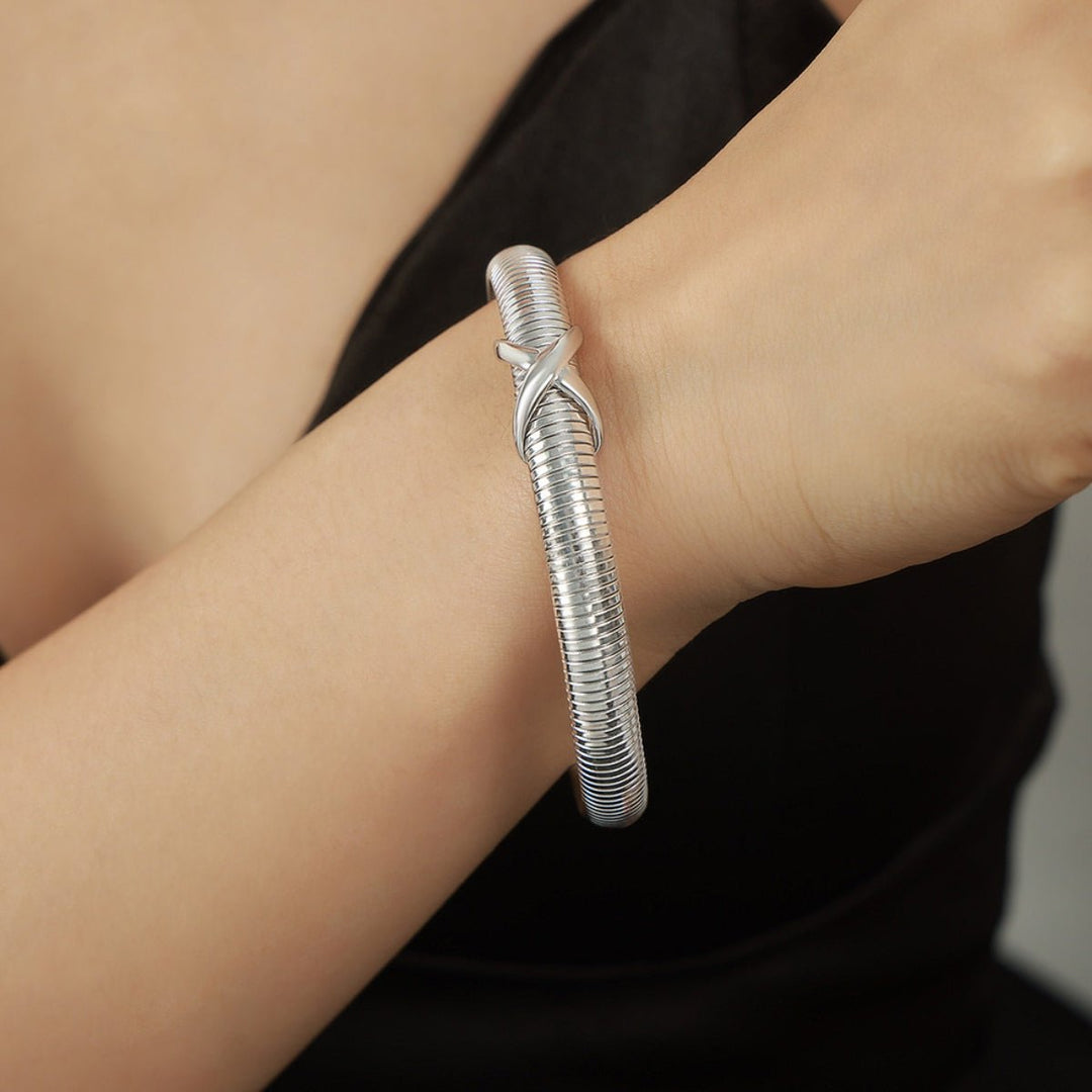 Titanium Steel Spring Shape Bracelet - SharpDuds