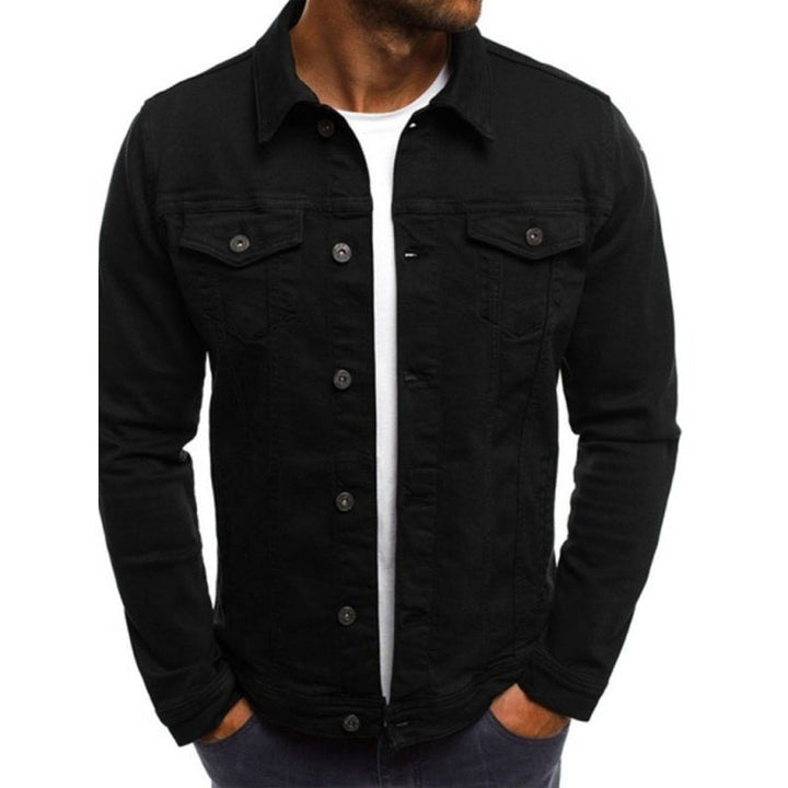 Trendy Fashion Casual Slim Multi Pocket Denim Jacket - www.SharpDuds.com