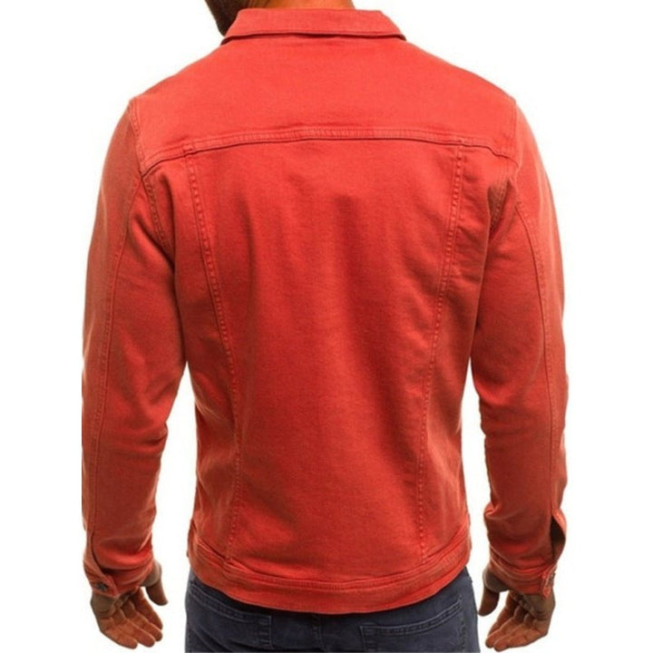 Trendy Fashion Casual Slim Multi Pocket Denim Jacket - www.SharpDuds.com