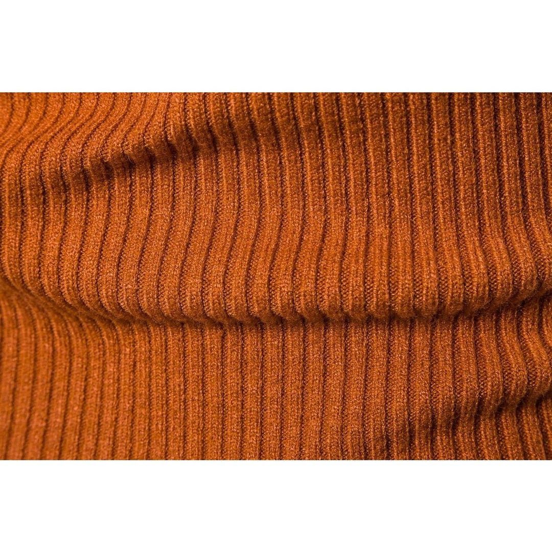 Turtleneck Casual All-match Knitted Sweater - www.SharpDuds.com