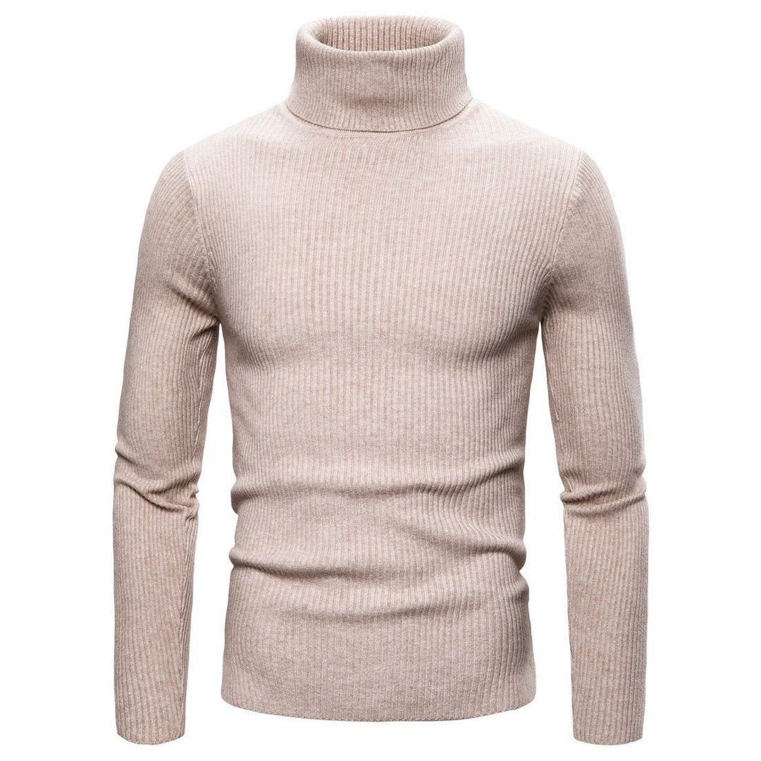 Turtleneck Casual All-match Knitted Sweater - www.SharpDuds.com