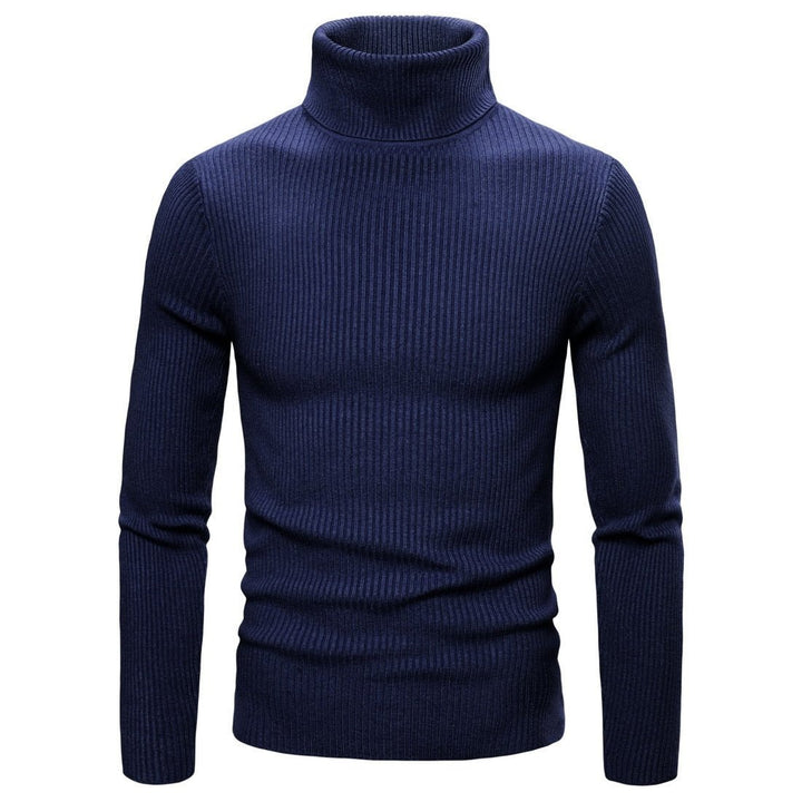 Turtleneck Casual All-match Knitted Sweater - www.SharpDuds.com