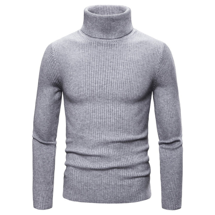 Turtleneck Casual All-match Knitted Sweater - www.SharpDuds.com