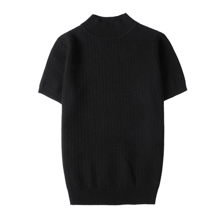 Turtleneck Casual Stretched Slim Fit - www.SharpDuds.com