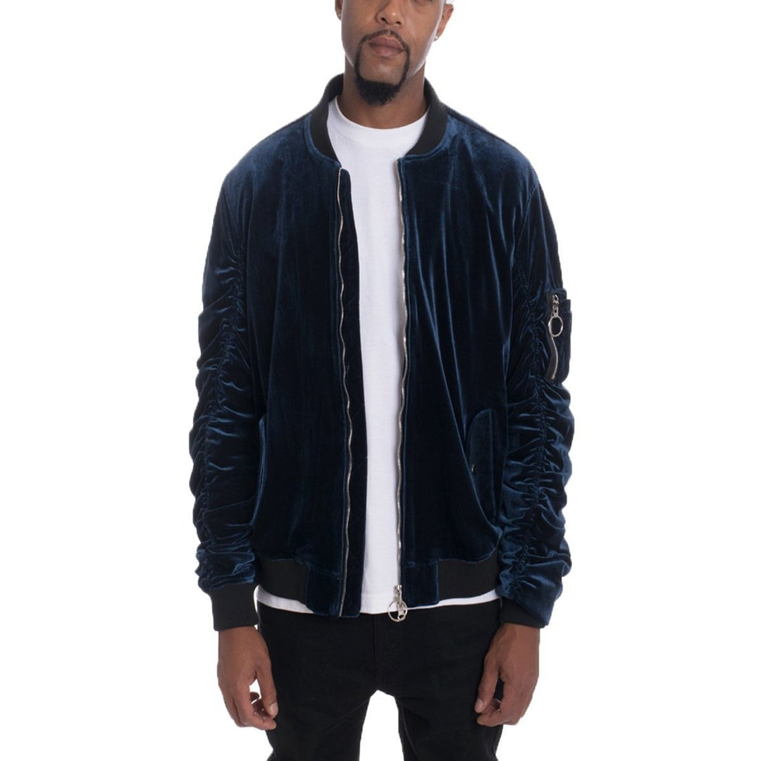 VELOUR BOMBER - www.SharpDuds.com