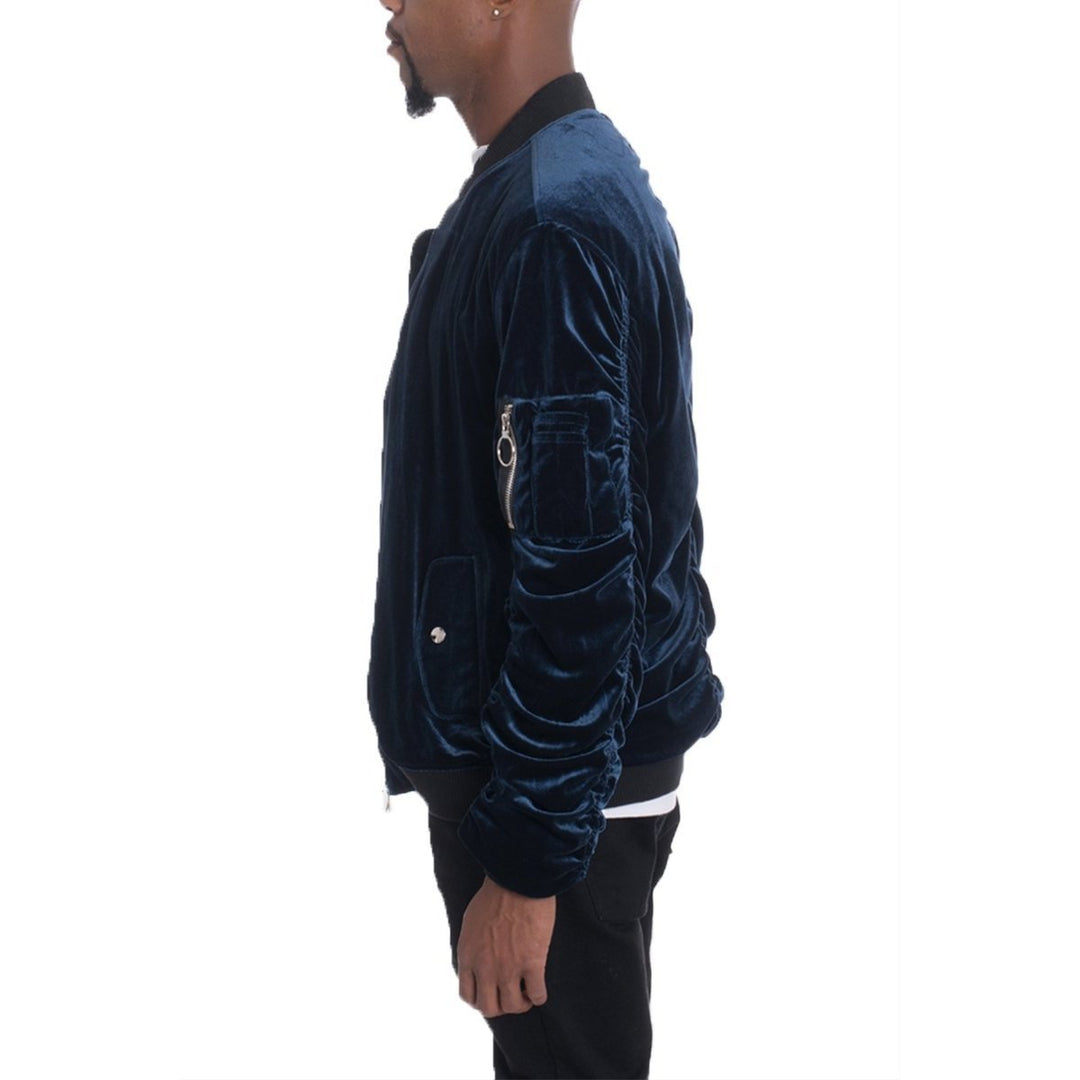 VELOUR BOMBER - www.SharpDuds.com