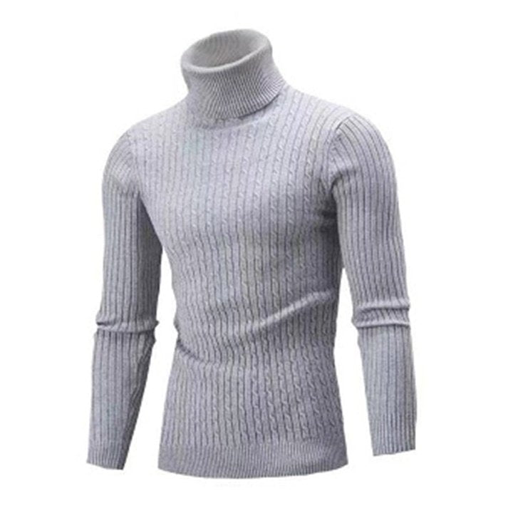 Warm Turtleneck Casual Slim Fit Sweaters - www.SharpDuds.com