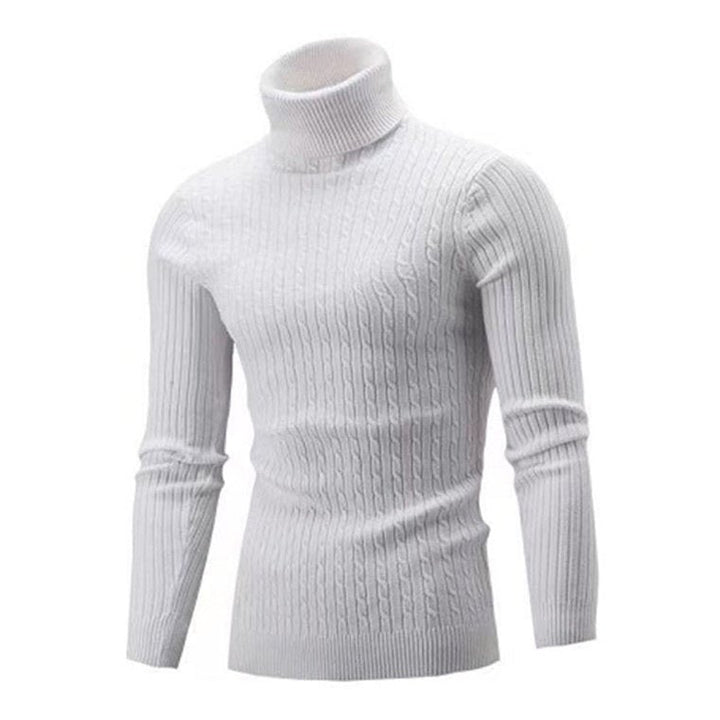 Warm Turtleneck Casual Slim Fit Sweaters - www.SharpDuds.com