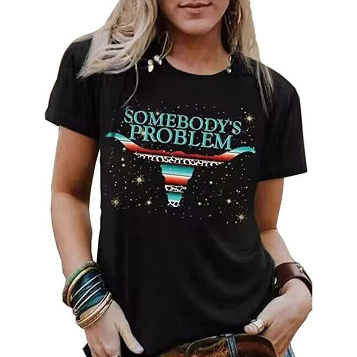 Women's Cowboy Graphic Tee - www.SharpDuds.com